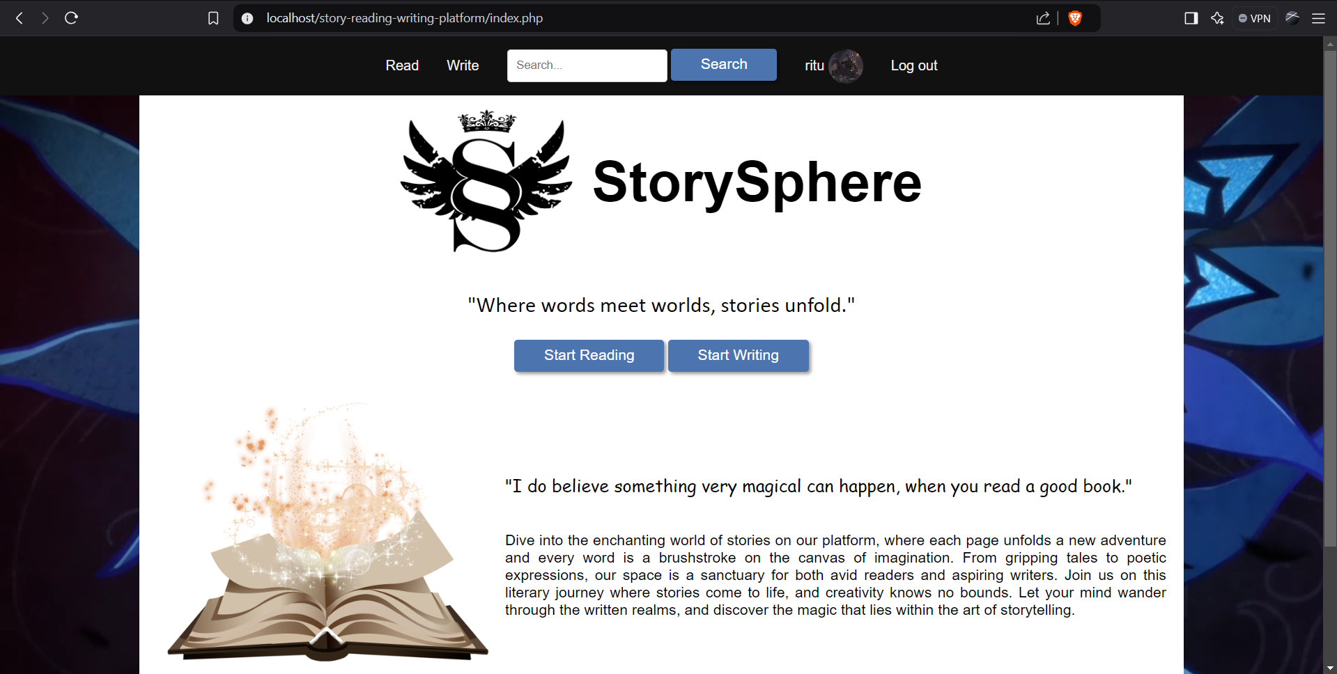 Story website